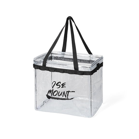 SouMaox Outdoor Folding Storage Box Portable Clear Camping Bin Collapsible Trunk Organizer Versatile Stackable Container Utility Crate