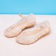 thumbnail image 1 of Zapatos de princesa Reina de la nieve congelados de verano transfronterizos Zapatos de cristal de Cenicienta gris Sandalias altas para niños de China continental, 1 of 5