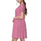 thumbnail image 2 of Easygdp Fish Scales para Vestido Transpirable de Mujer, Vestido Suelto de Manga Corta con Pliegues y Bolsillos para el Verano, 2 of 6