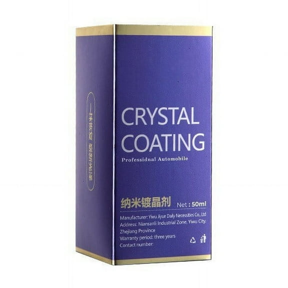 Crystal Coating for car, Plastic Parts Crystal Coating, Plastic Parts Crystal Coating for Car, Easy to Use Car Refresher, Great Gloss Protection(50ml)