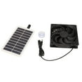 thumbnail image 2 of Solar Power Panel Exhaust Fan, Solar Panel Fan Energy Saving Portable Efficient  For Kitchen For Greenhouse, 2 of 8