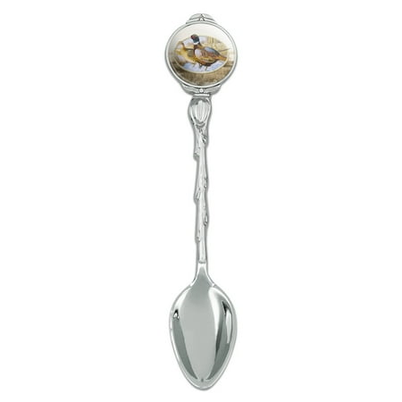 

Pheasant Country Protect and Preserve Novelty Collectible Demitasse Tea Coffee Spoon