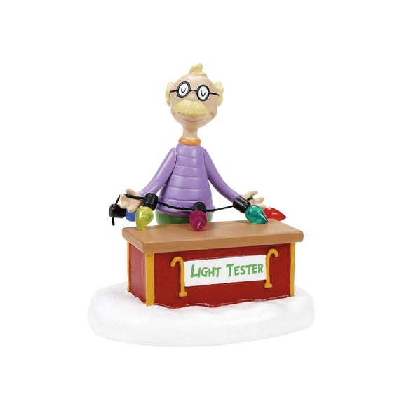 Department 56 Dr. Seuss Grinch Village Accessories The Lightbulb Tester Figurine, 3 Inch