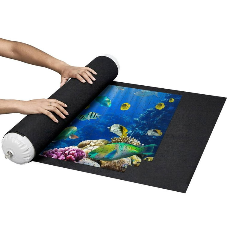 Buy Jigsaw Puzzle Mat Roll Up - Premium Polyester Top Puzzle Mats