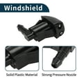thumbnail image 5 of Unique Bargains Windshield Washer Nozzle for Toyota Sienna 2000-2011  Front Black With 2 Pcs Gasket,2 Pcs1 Meter Fluid Hose 1 Set, 5 of 7