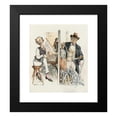 thumbnail image 2 of Udo Keppler 15x16 Black Modern Framed Museum Art Print Titled - The Fake Operator and His Dupe (1893), 2 of 5