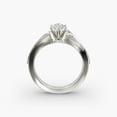 thumbnail image 2 of Dazzle Jewel Lab Created 1.5 Ct Marquise Cut Diamond Engagement Ring - 14k White Gold Plated Diamond Ring - Unique Designer Wedding Ring for Her - Anniversary Ring for Women's - Daily Wear Fine Ring, 2 of 4