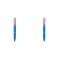 thumbnail image 2 of XIANXIAN 2pcs Gel Pen set, Black Gel Ink Pens 0.38mm Ultra Fine point Smooth Writing Pens with Silicone Grip, Retractable Cute Pens for Journaling NoteTaking sketching drawing stationery E*2, 2 of 5