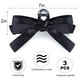 thumbnail image 3 of Pinza para el pelo con lazo negro para mujeres y niñas, 3 piezas antideslizantes con lazos grandes, pasador para cabello grueso y fino, accesorios grandes para el cabello, regalos de Navidad, cumplea, 3 of 5