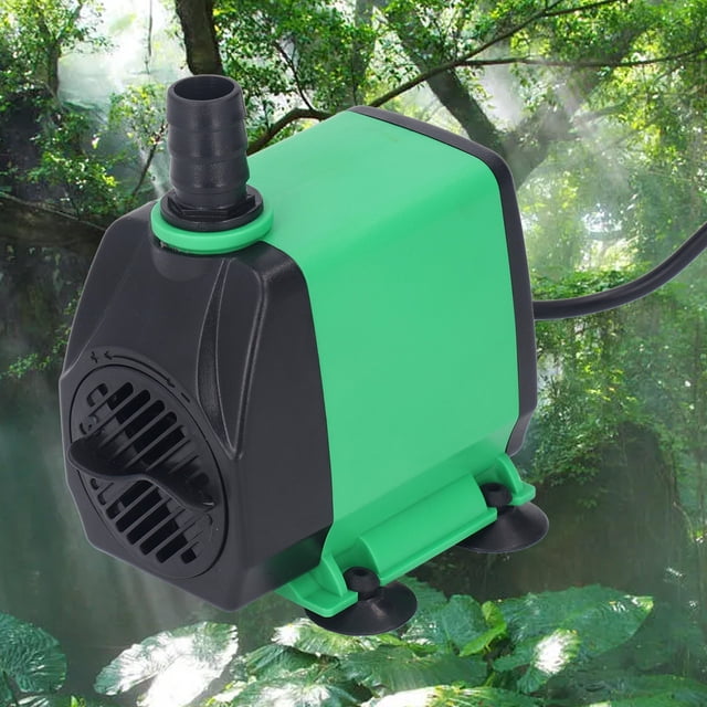 Bomba Sumergible, Bomba De Agua Sumergible DC 450 2000L Por Hora Bomba De Fuente De Alta Elevación Ultra Silenciosa Cable De Alimentación De 6.5 Pies Para Estanque De Peces