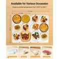 thumbnail image 4 of Warming Mat for Food, 2 Pack Food Warming Mat, Electric Warming Tray for Buffets Party with 7 Adjustable Temperature, 6 Timer, Fast Heating Silicone Food Warmer for Parties Home Travel Countertop, 4 of 11
