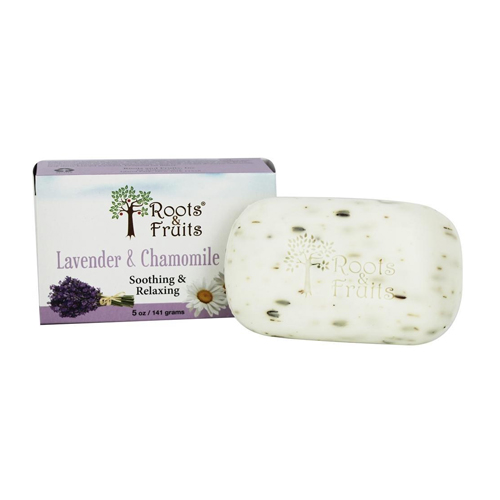 Roots And Fruits Lavender and Chamomile Bar Soap, 5 Oz, 2 Pack