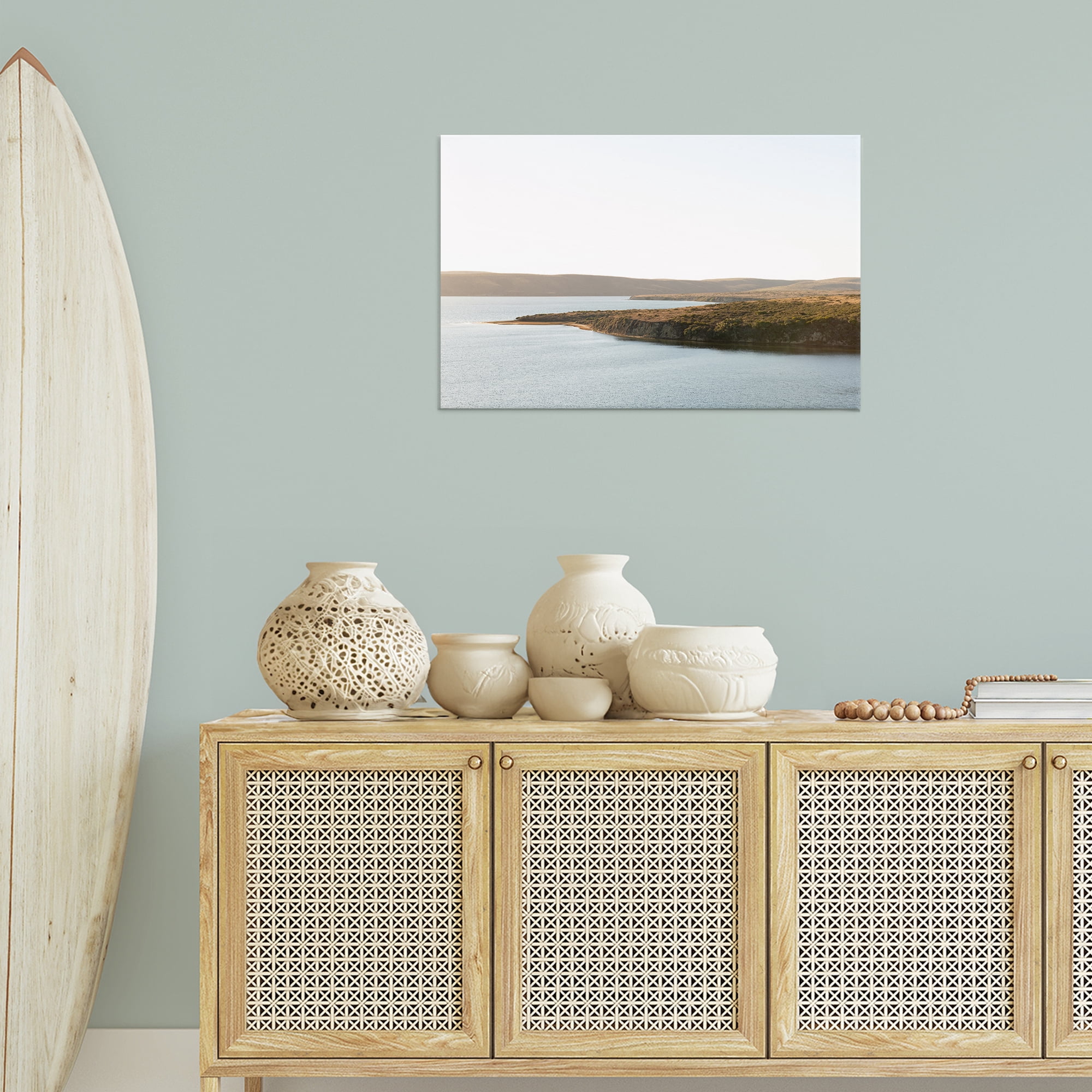 Stupell Industries Pacific Estuary Landscape Landscape & Nature Photography Wrapped Canvas Art Print Wall Art, 30 x 20