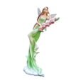 thumbnail image 4 of Estatua de hada de lirio de los valles Hermosa escultura de niña Artesanía fina Ideal Verde, 4 of 9