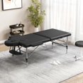thumbnail image 2 of Costway 84" 2-Section Foldable Salon Spa Beauty Bed with Face Cradle Adjustable Height, 2 of 10