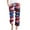 B-Multicolor, variant on American Flag Pants Capri Pants for Women 4th of July Pants Womens Capris for Summer Women Casual Pants Straight Leg Drawstring Elastic Waist Loose Comfy Trousers with Pockets