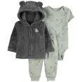 thumbnail image 1 of Set de 3 pzas con Cardigan Carter´s Child of Mine Gris Estampado Osos 6-9M, 1 of 4