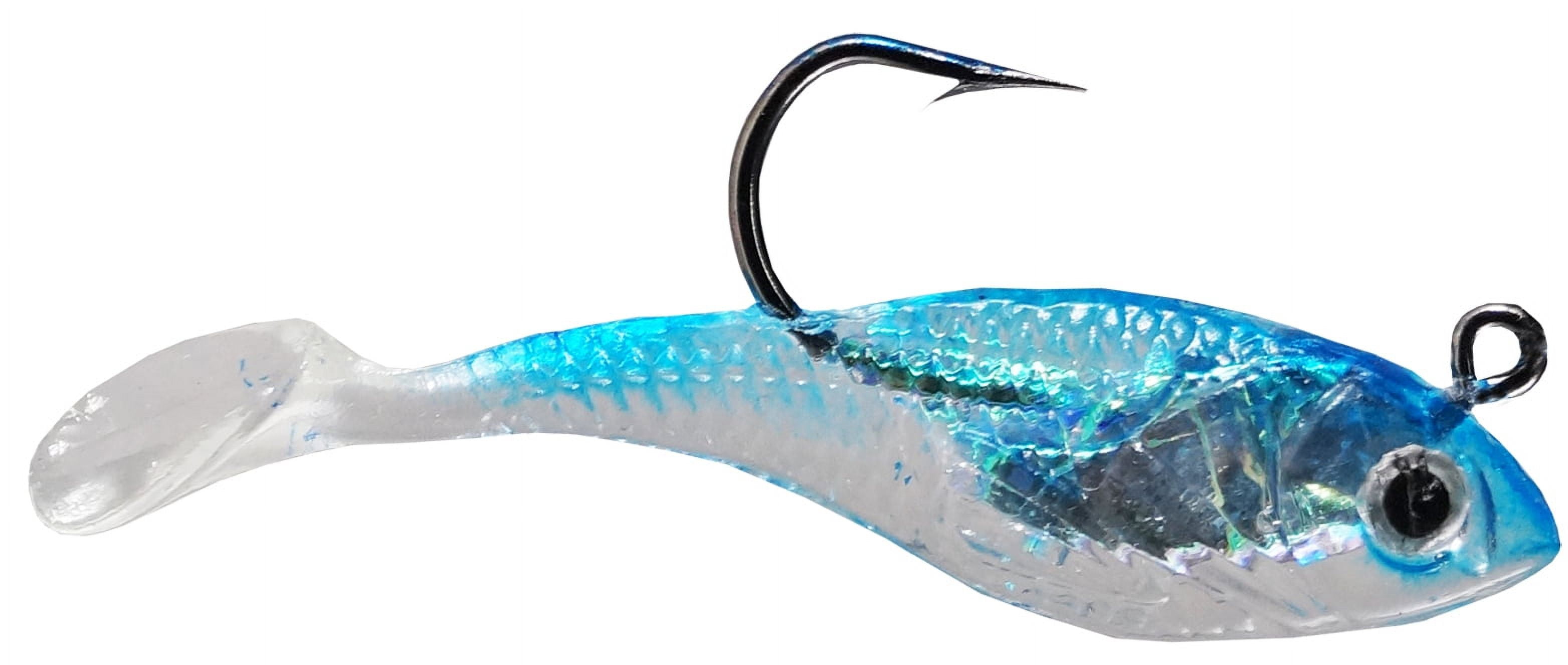 (3 pack) Creme 2" Spoiler Shad Swim Bait Lure, Blue Back