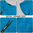 thumbnail image 5 of Women Scrubs Set, Zipper Collar Clothes Medical Uniforms Nurse Workwear Nurse Waiter Role, 5 of 7