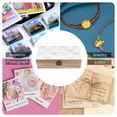 thumbnail image 5 of 7.9×2.3 In Wooden Boxes Durable Easy To Use Dustproof Prevent Slippery Delicate And Cabinet Elegant Thin Pastel Satin Ribbon Bow Pattern, 5 of 8