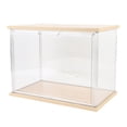 thumbnail image 1 of Vitrine Transparente pour Figurines Boîte d'Exposition en Plastique,F Figurines d'Action Objets de Collection Poupée Rangement à la Maison Organisation Jouets Base en Bois Faite de Plastique et de Bois Convient pour Exposer Votre, 1 of 7