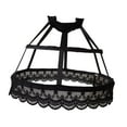 thumbnail image 1 of Enagua de alforja para mujer Zulema 2 aros Pannier negro, 1 of 8