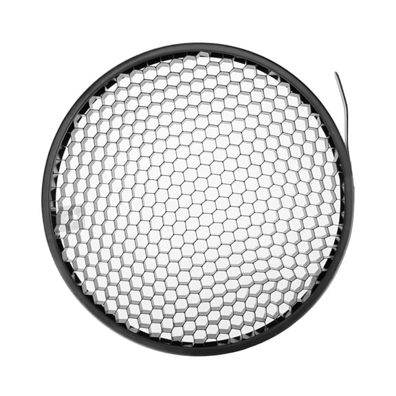 Standard Reflector Beauty Dish Diffuser Lamp Shade Photography with 10/20/30/40/50/60 Degree Honeycombs Grids for Studio