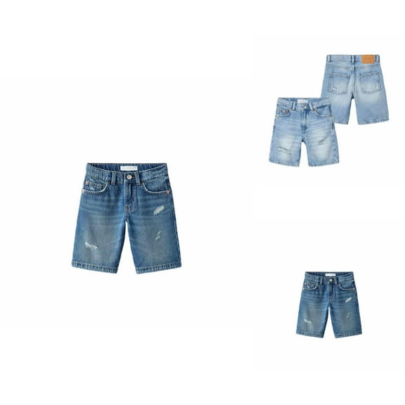 Shorts Boys Boys' Pants Boys Denim Shorts High Waist Casual Comfortable Breathable Summer Outfit For Toddler Kids Age 6 Months To 10 Years