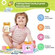 Talking Flash Cards for Boys and Girls, Speech Therapy Toys, Autism Sensory Toys for Autistic Children, Learning Montessori Toys with Gift Package, 224 Sight Words Talking Flash Cards