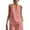 339#Pink, variant on Cotton Linen Halter Tops for Women Flowy Sleeveless Loose Fitting Tank Top Beach Summer Casual Plain V Neck T Shirts Navy M