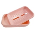 thumbnail image 2 of 2 Jumbo Soap Travel Case Dish Drain Container Holder Bathroom Shower Bar Storage, 2 of 6