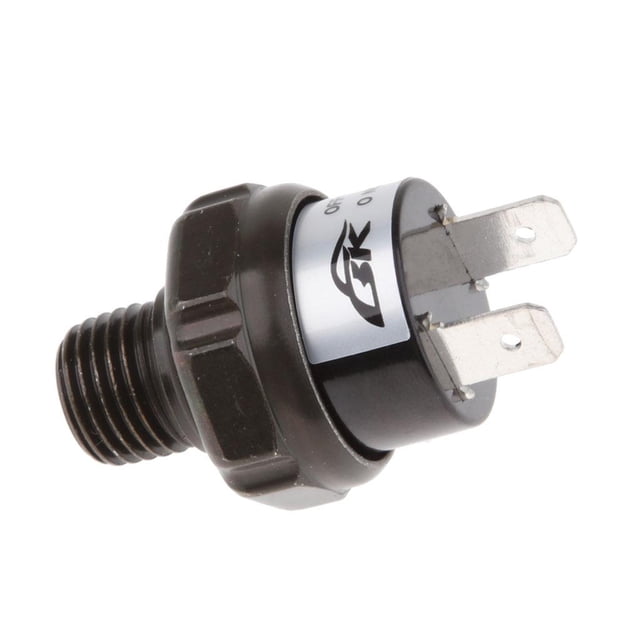 Interruptor de control de presión del compresor de aire de 12V CC 70-100PSI Válvula de apagado 1/4'' 70-100PSI Zulema Interruptor de control de presión de aire