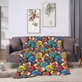 thumbnail image 7 of KLL Fleece Blanket Plush Throw Blanket American Football ,Soft Fuzzy Cozy Flannel Blanket for Couch Sofa Bed.(40"x30" ), 7 of 7