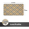 thumbnail image 3 of Indoor Doormat Front Door Mat Non Slip Rubber Backing, Super Absorbent Mud and Snow, Machine Washable Outdoor CPDD (17" X 30", Greek Key) Greek Key 17" X 30", 3 of 8