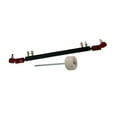 thumbnail image 3 of MERIGLARE Double Bass Drum Pedal Drive Shaft Replacement Accessory Premium Linkage Rod Black Red, 3 of 9