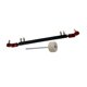thumbnail image 3 of Eje de transmisión del pedal de batería, pedal doble, barra de enlace de la varilla del tambor, conector metálico, percusión Negro Rojo, 3 of 9
