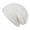 White, variant on Unisex Winter Hat Headwear Brimless Elastic Baggy Hat Thick Knit Windproof Keep Warm Ear Outdoor School Ski Beanie Hat 1Pc