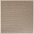 thumbnail image 2 of Unique Loom Outdoor Border Collection Area Rug - Outline (7' 10" Square Brown/Ivory), 2 of 9