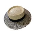 thumbnail image 3 of Gorra de paja plana Yinane para mujer Portátil, 3 of 5