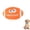 Orange, variant on Yippzo Interactive Dog Football Toys, Squeaky Rugby Ball Set, Rubber Training Balls for Medium Large Dogs, Teeth Cleaning Chew Toys with Textured Surface