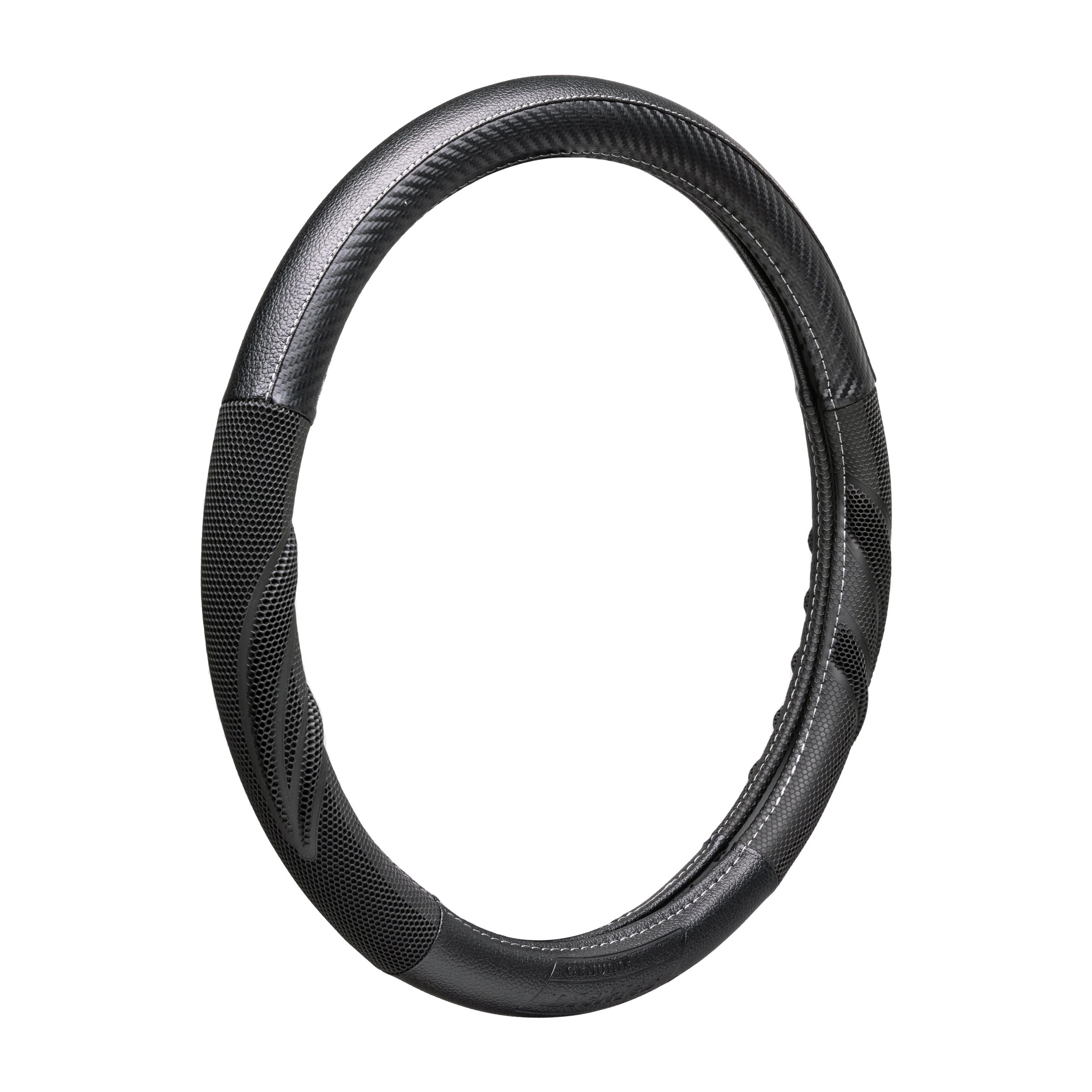 Genuine Dickies Carbon Fiber Steering Wheel Cover Black photo 2