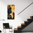 thumbnail image 3 of ZHONGYUTONG African American Wall Art 3 Piece Black Women Pictures Gold Crown Paintings Music Queen Canvas Print for Living Room Home Office Framed (11.00" x 14.00" x 3PCS), 3 of 6