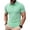 Green, variant on Xunlbb Men's Shirts Mens Dress Shirts Men's Pullover Zipper Printing Lapel Long Sleeve Turndown Collar Blouse Shirt on Clearance, M-3XL