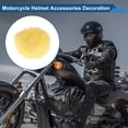 thumbnail image 3 of Accesorios para Casco de Motocicleta Decoración Cola Redonda para Cascos de Motocicleta Bicicleta Esquí Pegatinas de Felpa Amarilla 1 Juego, 3 of 6