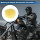 thumbnail image 3 of Accesorios para Casco de Motocicleta Decoración Cola Redonda para Cascos de Motocicleta Bicicleta Esquí Pegatinas de Felpa Amarilla 1 Juego, 3 of 6