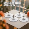 thumbnail image 4 of XIBUFE Cat Window Perch Suction Cup Replacement Accessories Clear Strong Suction Cup with Stainless Steel Screw Nuts, Set of 4, 4 of 7
