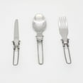 thumbnail image 4 of Utensilio Vajilla Plegable Wosthever de Acero para Exteriores con Bolsa de Almacenamiento Cuchara Cortador Camping, 4 of 6