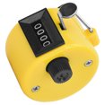 thumbnail image 1 of Handheld Counter, Portable Beautiful Appearance Counter, Durable Stable For Data Statistics Conference Attendance Traffic Flowing Industry Yellow, 1 of 8