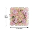 thumbnail image 2 of 5D Flowers Wall Panel 13.7 * 13.7 inch, 4Pcs Artificial Flower Wall Background, Silk Rose Mat for Home Party Wedding Backdrop Wall Decor Shop Photo Backdrop Floral Wall Arrangement, 2 of 6