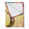 thumbnail image 2 of Parrot Soft Flannel Fleece Throw Blanket, Grunge Parrot Vintage Paper Background Smart Talkative Flying Mascots Print, Cozy Plush for Indoor and Outdoor Use, 50" x 70", Multicolor, by Ambesonne, 2 of 5